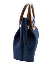 Cargar imagen en el visor de la galería, Cartera azul con piedras
