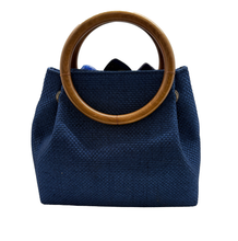 Cargar imagen en el visor de la galería, Cartera azul con piedras
