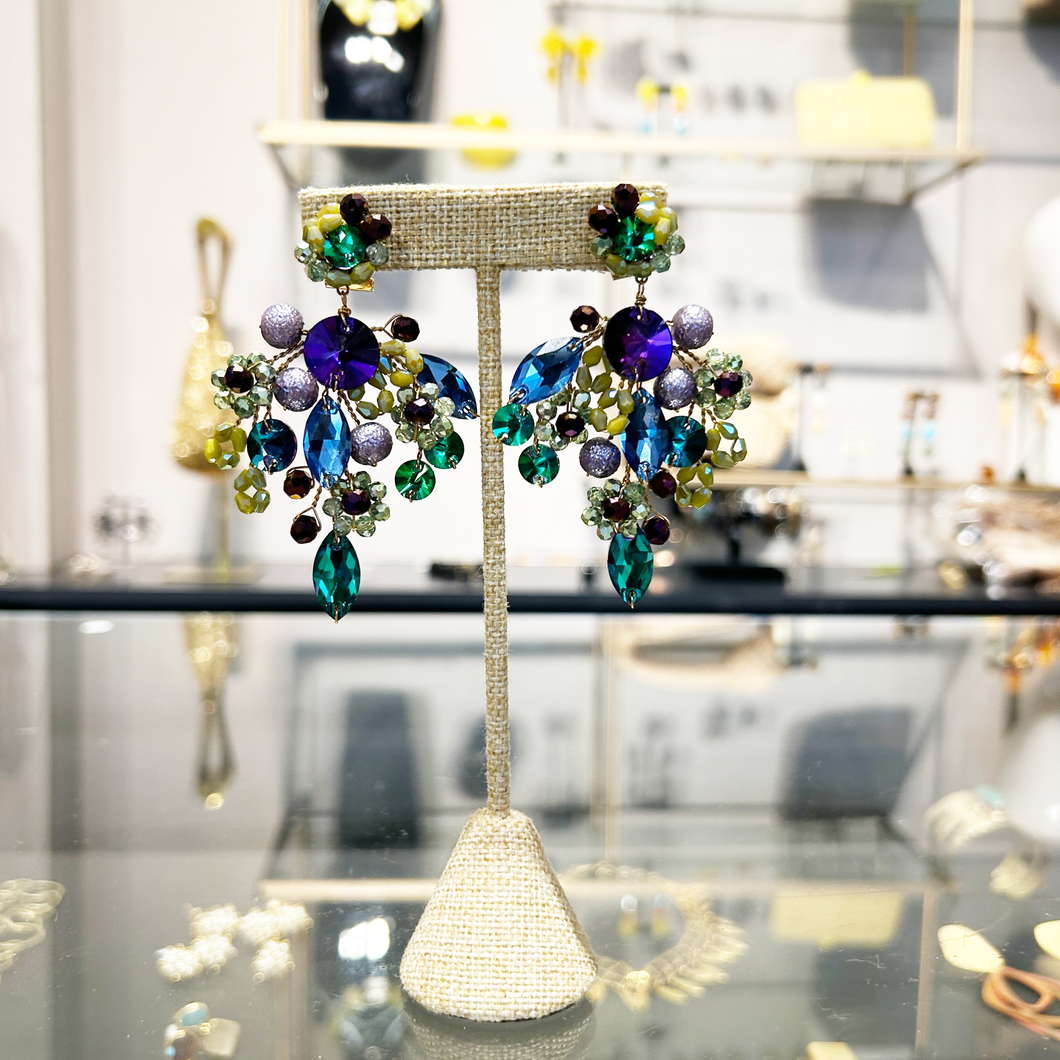 caravanas de cristal swarovovski 