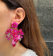 Cargar imagen en el visor de la galería, Caravanas &quot;Rama&quot;  fucsia
