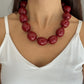 Collar esferas de resina corto, vista 2 – Fahoma