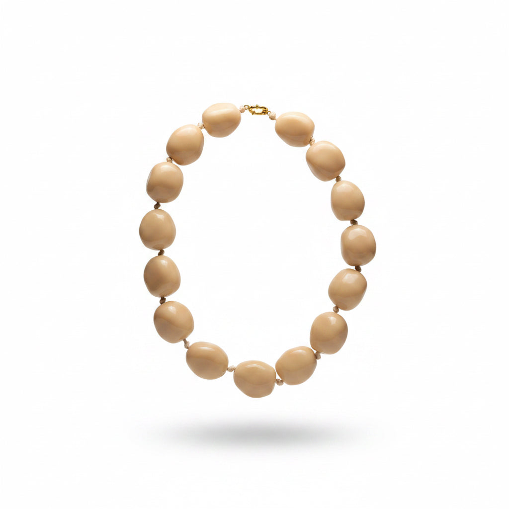 Collar esferas de resina corto – Fahoma, bijouterie en Uruguay