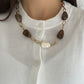 Collar cadena y resina, vista 3 – Fahoma