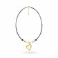 Collar azul con dije corazón – Fahoma, bijouterie en Uruguay