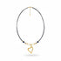 Collar azul con dije corazón – Fahoma, bijouterie en Uruguay