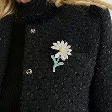 Cargar imagen en el visor de la galería, broche de margarita con zirconia 
