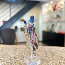 Cargar imagen en el visor de la galería, Caravanas "Rama" violeta, lila y verde
