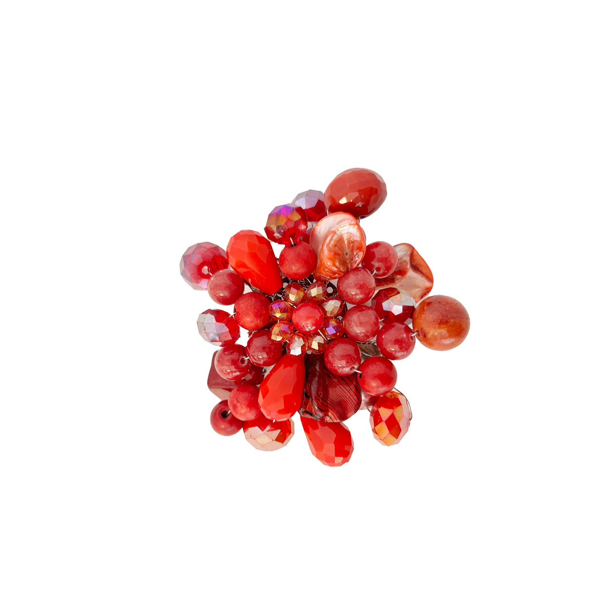 Broche piedras naturales, vista 4 – Fahoma