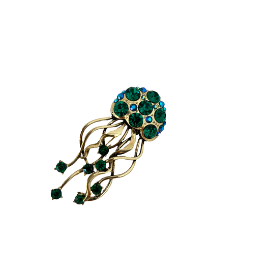 Broche medusa, vista 2 – Fahoma
