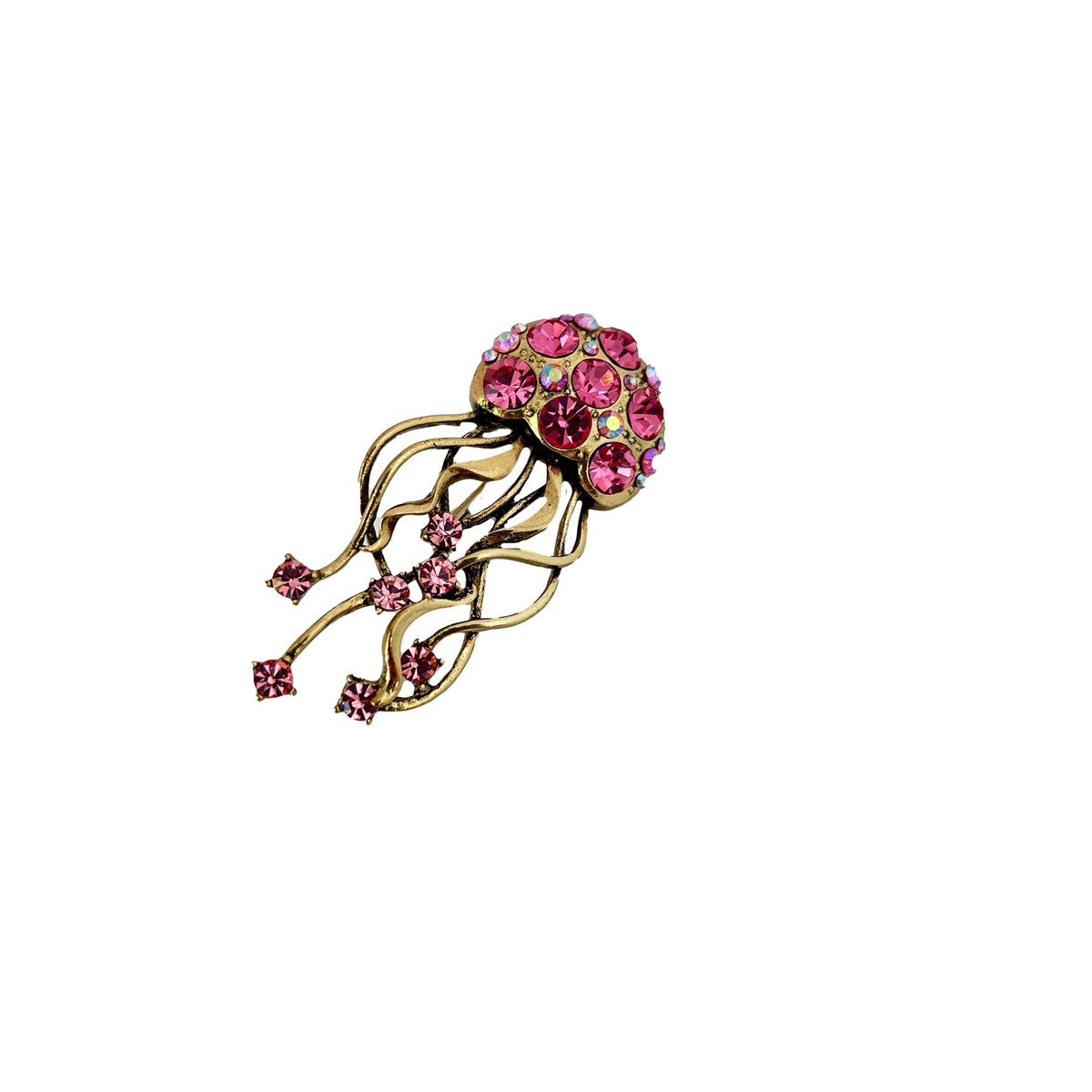 Broche medusa, vista 3 – Fahoma