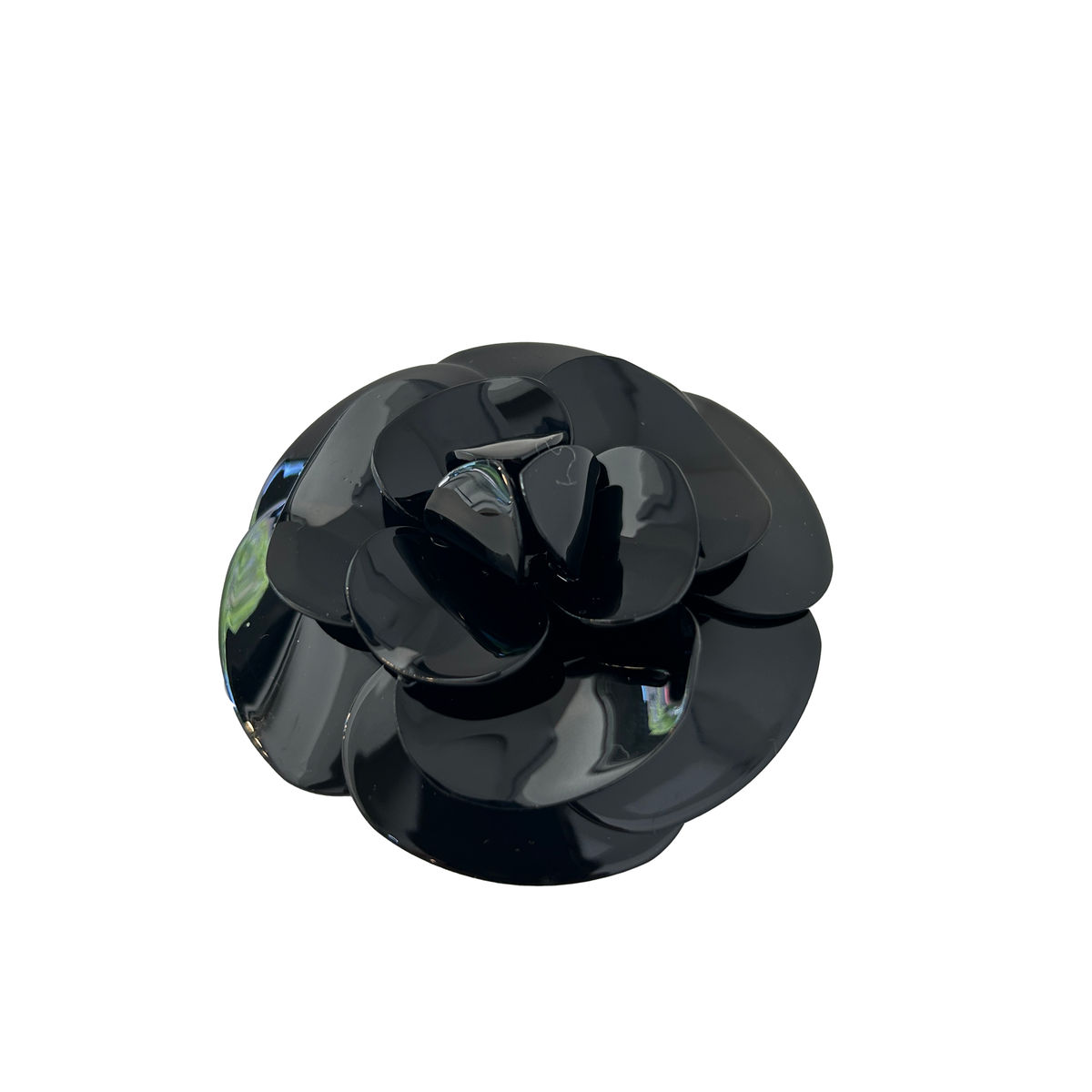 Broche camelia de resina, vista 2 – Fahoma