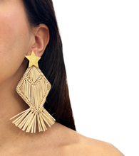 Cargar imagen en el visor de la galería, Caravanas rafia natural
