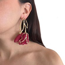 Cargar imagen en el visor de la galería, Caravanas rosas invertidas
