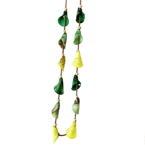 Collar calas de resina – Fahoma, bijouterie en Uruguay