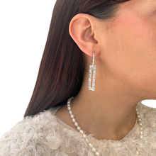 Cargar imagen en el visor de la galería, Argollas con rectangulo
