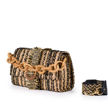 Cargar imagen en el visor de la galería, Bolso rafia jacquard
