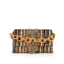 Cargar imagen en el visor de la galería, Bolso rafia jacquard
