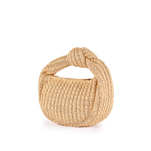Bolso nudo de rafia