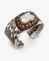 Pulsera piel y perla barroca, vista 5 – Fahoma