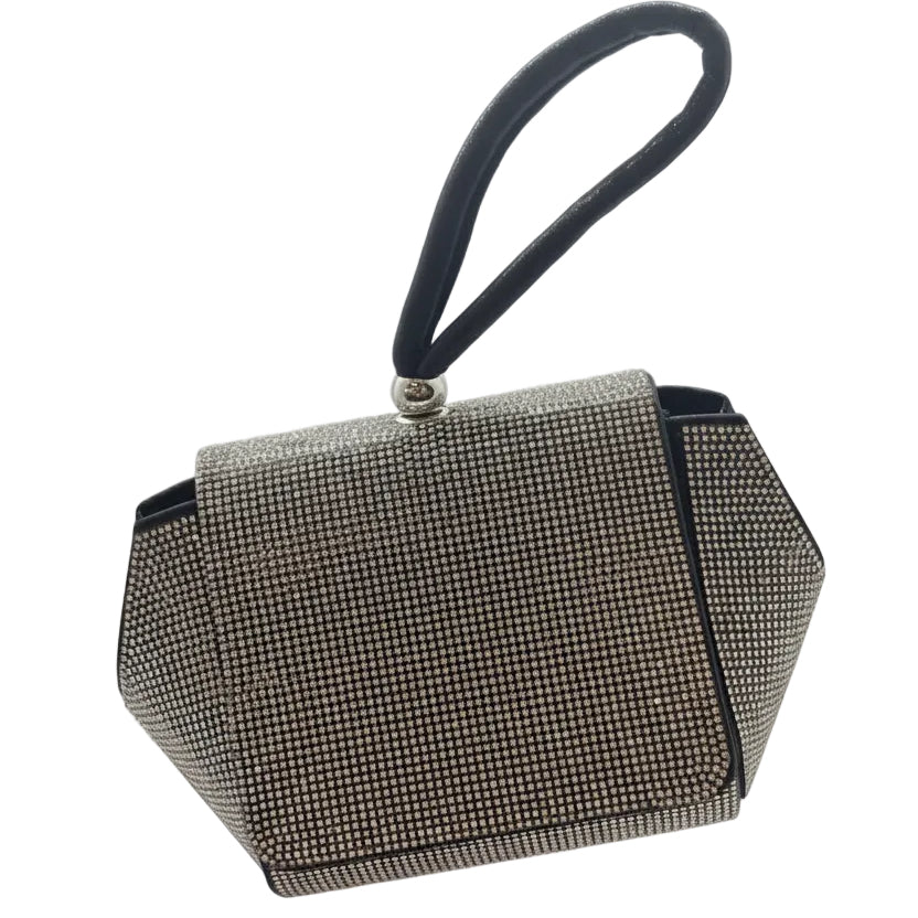 Bolso negro con strass – Fahoma, bijouterie en Uruguay