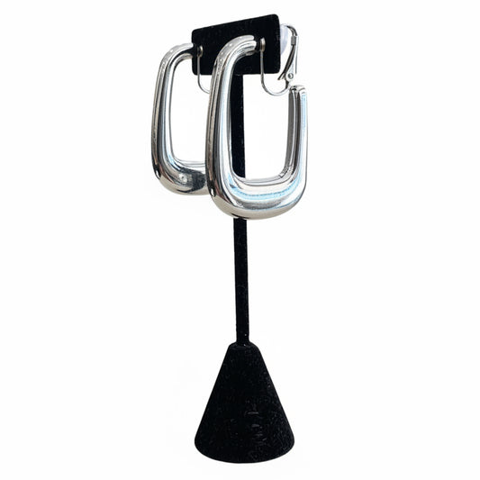 Argollas alargadas de clip, vista 2 – Fahoma