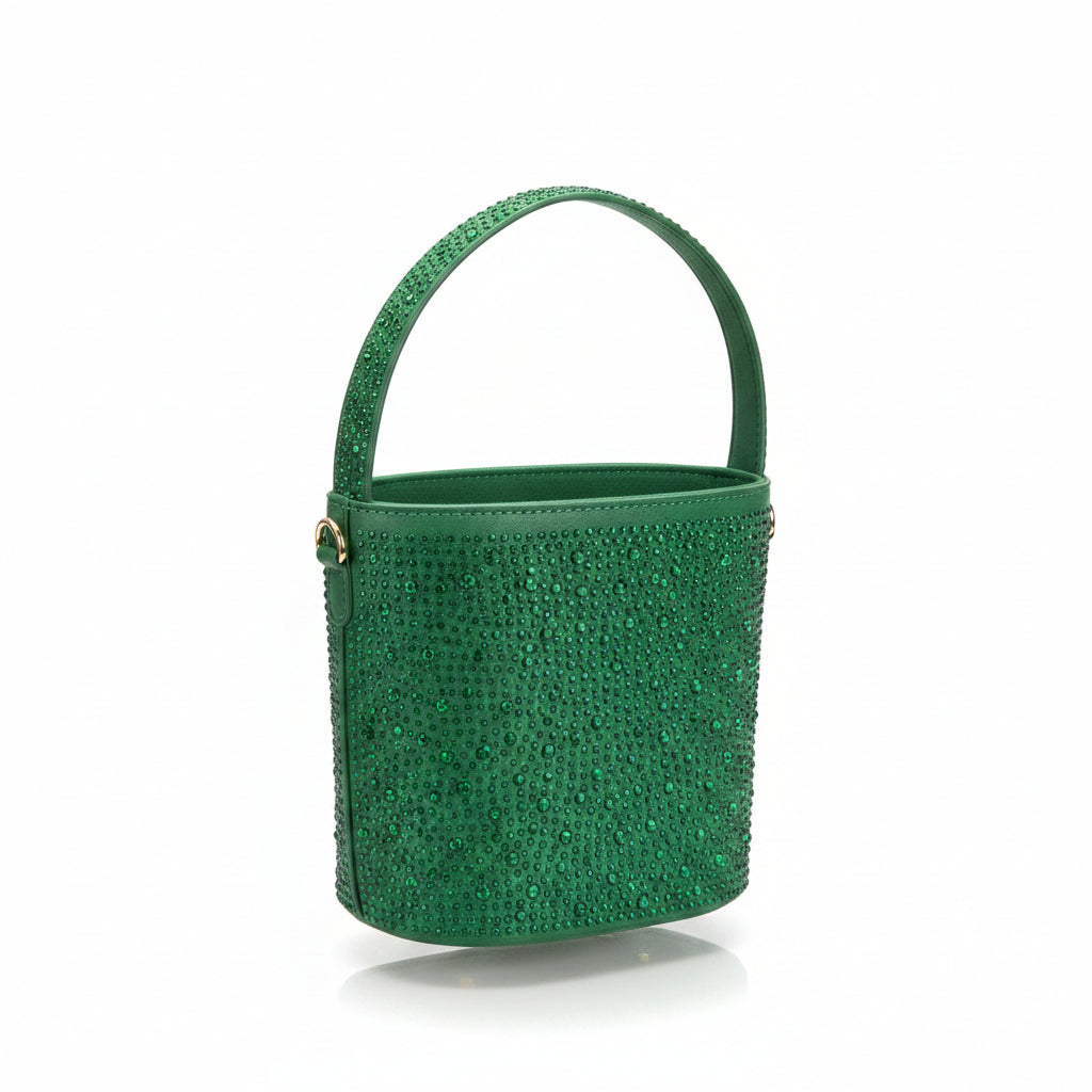 Bolso gamuza y strass – Fahoma, bijouterie en Uruguay
