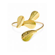 Cargar imagen en el visor de la galería, Brazalete hojas dorado
