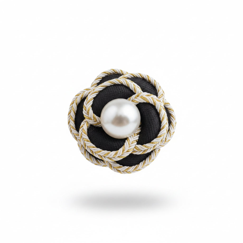 Broche camelia, vista 2 – Fahoma