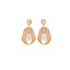 Caravanas zirconia con gota – Fahoma, bijouterie en Uruguay