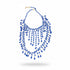 Collar lluvia cristal azul – Fahoma, bijouterie en Uruguay