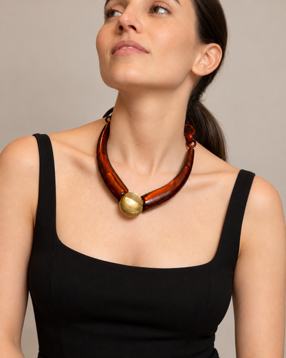 Collar tubular pieza central