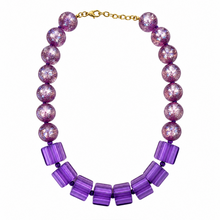 Cargar imagen en el visor de la galería, Collar violeta combinado
