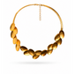 Collar dorado opaco – Fahoma, bijouterie en Uruguay