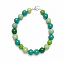 Cargar imagen en el visor de la galería, Collar esferas verde
