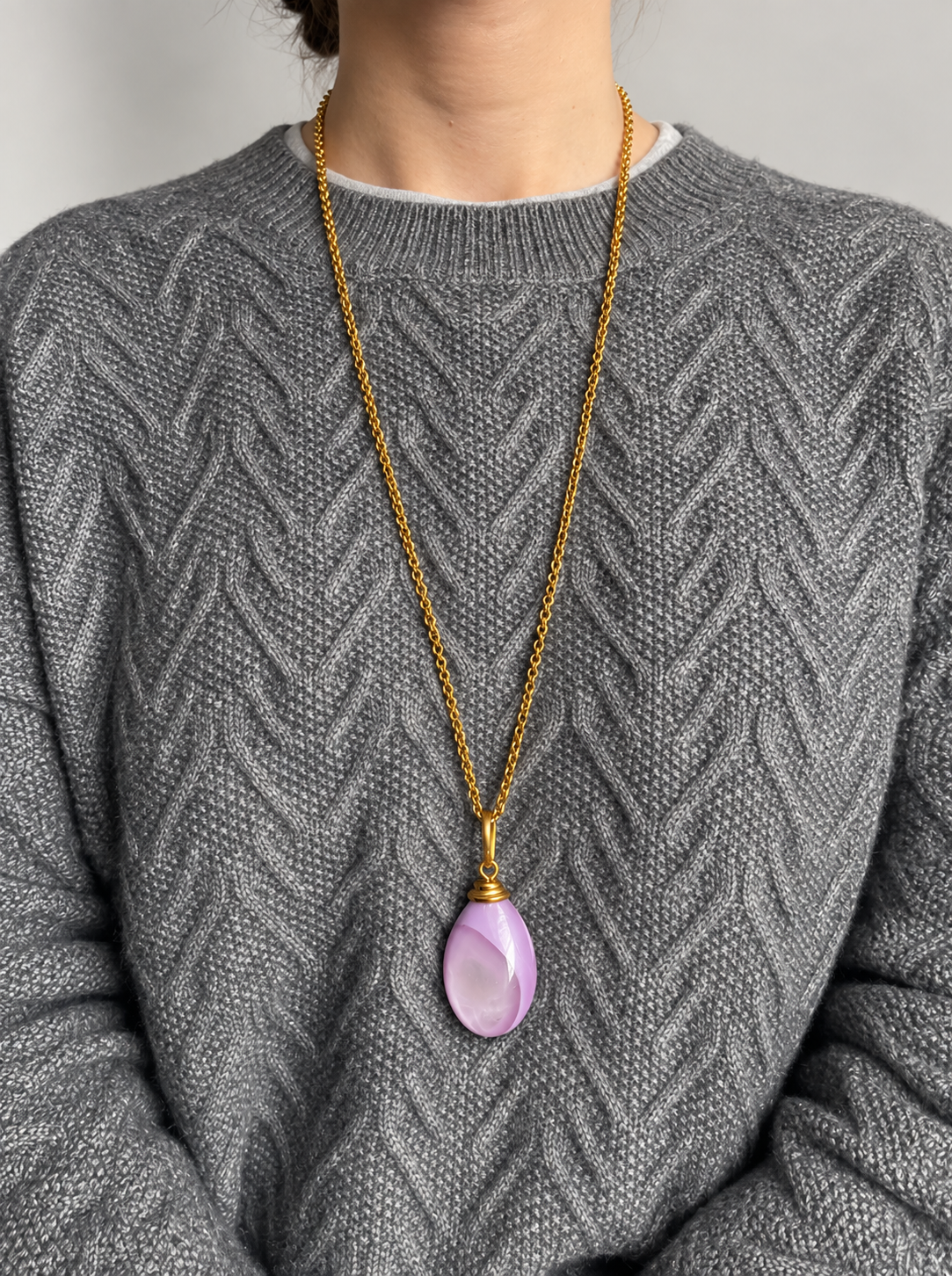 Collar gotón de resina, vista 4 – Fahoma