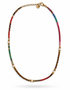 Collar multicolor piedra – Fahoma, bijouterie en Uruguay
