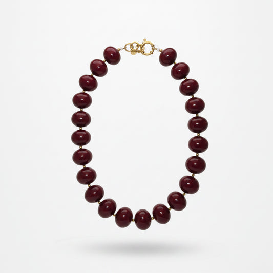 Collar perlas ovaladas, vista 2 – Fahoma