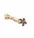 Broche flor alargada multicolor – Fahoma, bijouterie en Uruguay