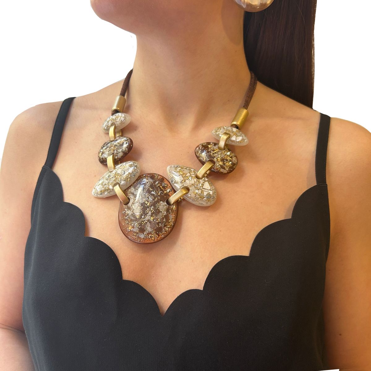 Collar piezas ovaladas, vista 6 – Fahoma