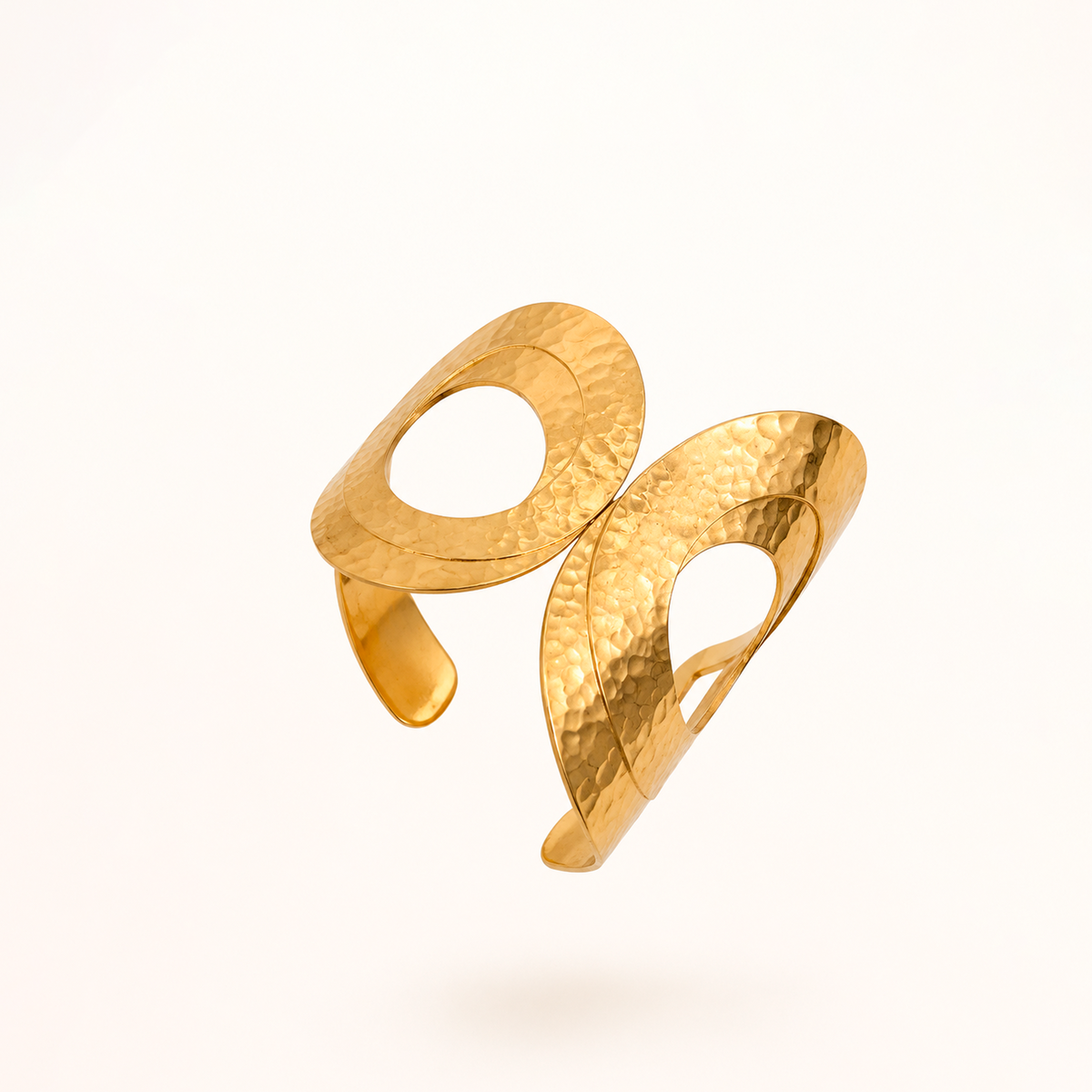 Pulsera círculos dorada – Fahoma, bijouterie en Uruguay