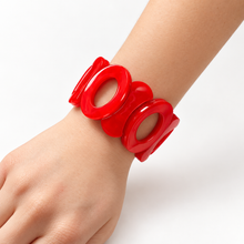 Cargar imagen en el visor de la galería, Pulsera óvalos de resina
