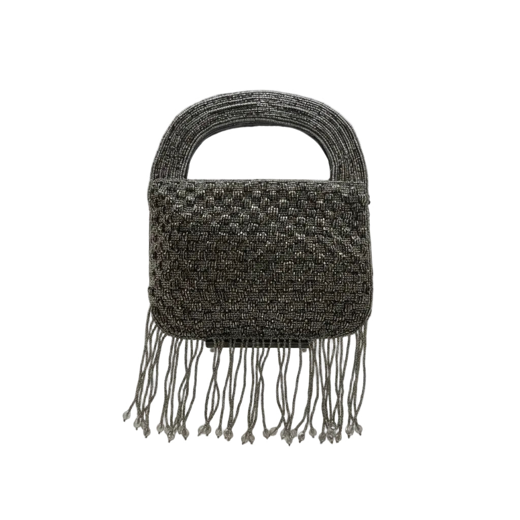 Bolso bordado con flecos, vista 2 – Fahoma