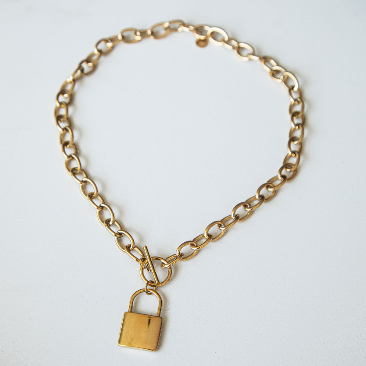 Collar de candado corto – Fahoma, bijouterie en Uruguay
