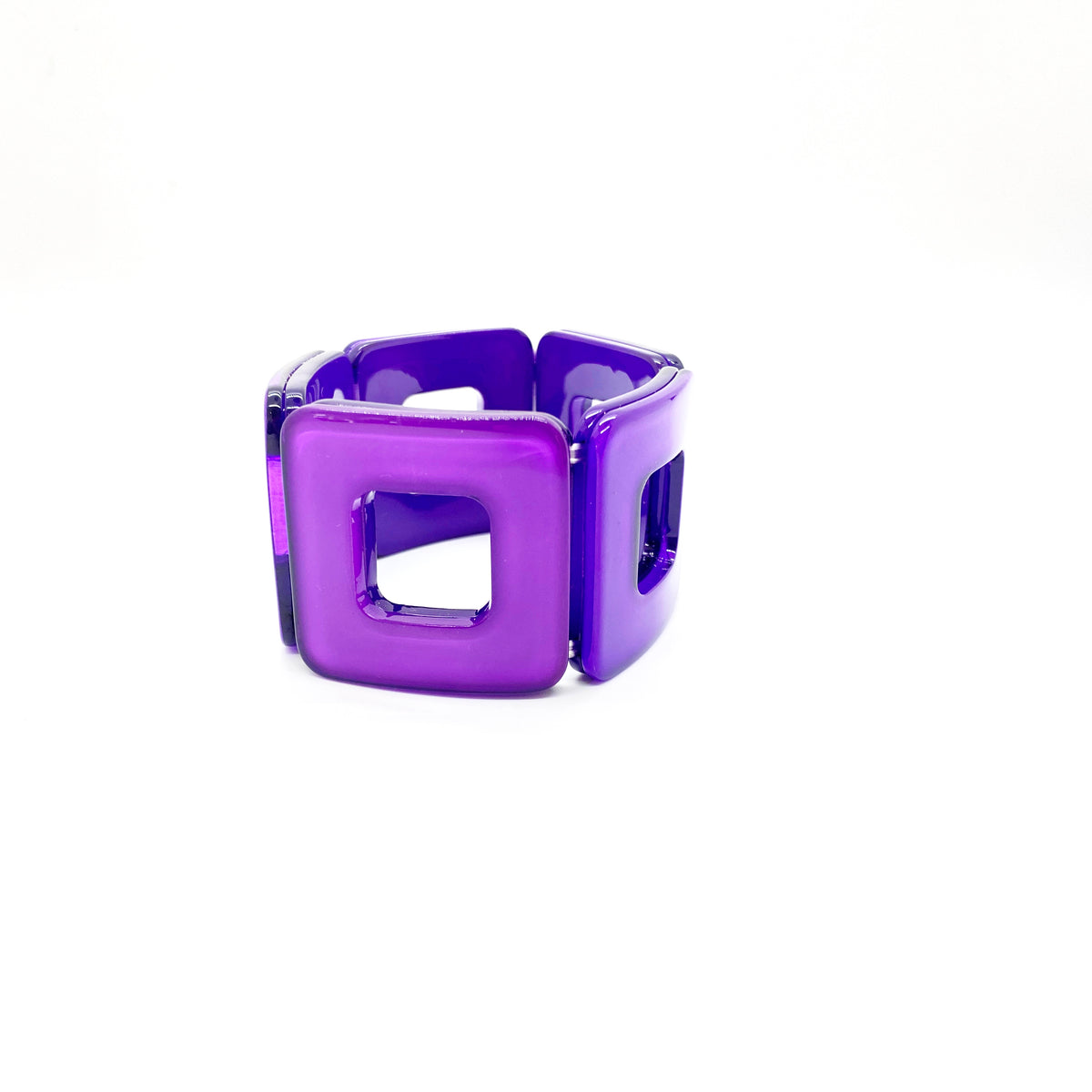 Pulsera cuadrados de resina – Fahoma, bijouterie en Uruguay