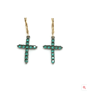 Argollas dije cruz - Fahoma.uy