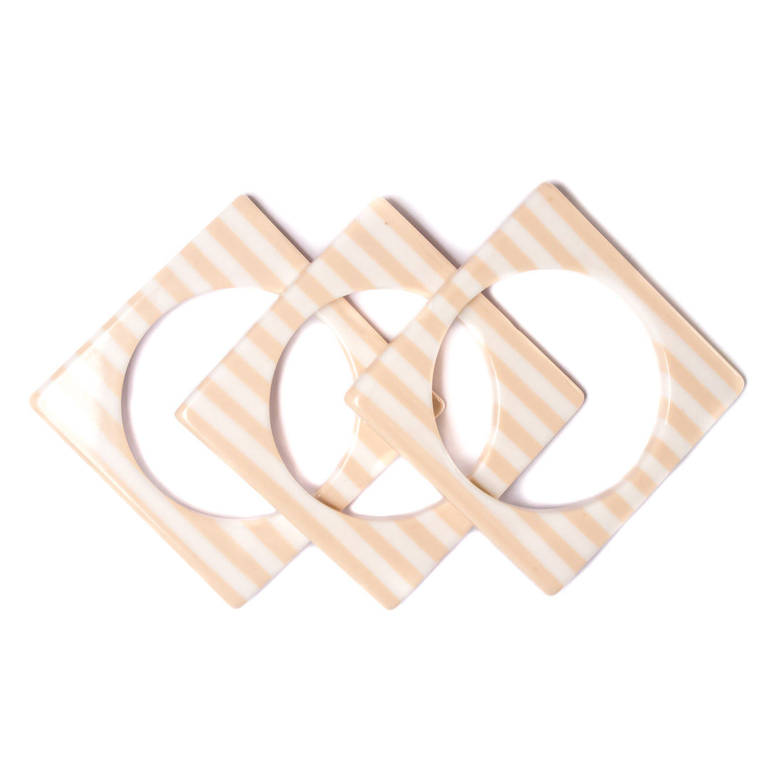 Conjunto pulseras cuadradas – Fahoma, bijouterie en Uruguay