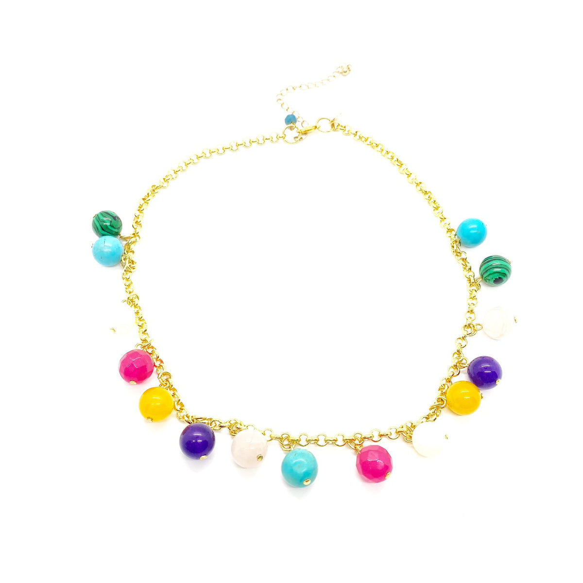 Collar piedras naturales, vista 2 – Fahoma