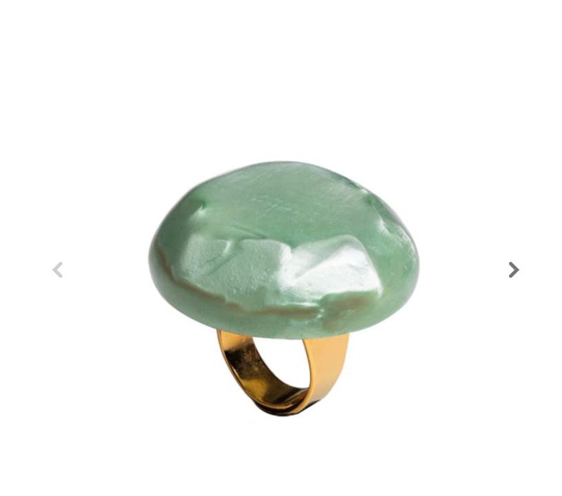 Anillo maxi de resina – Fahoma, bijouterie en Uruguay
